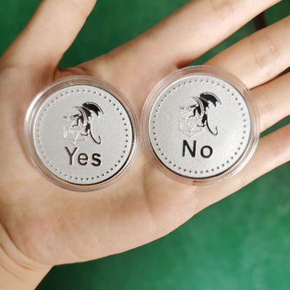 HYMGHO YES/NO Deluxe D2 coin Silver